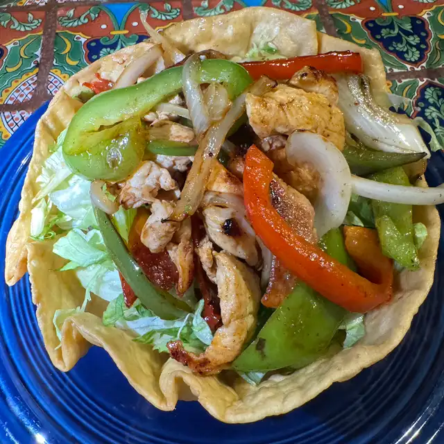 Fajita Salad.