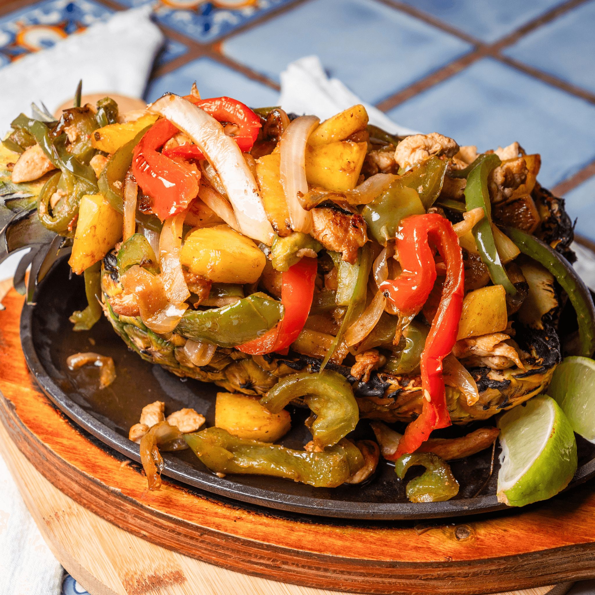 Fajitas Trio.