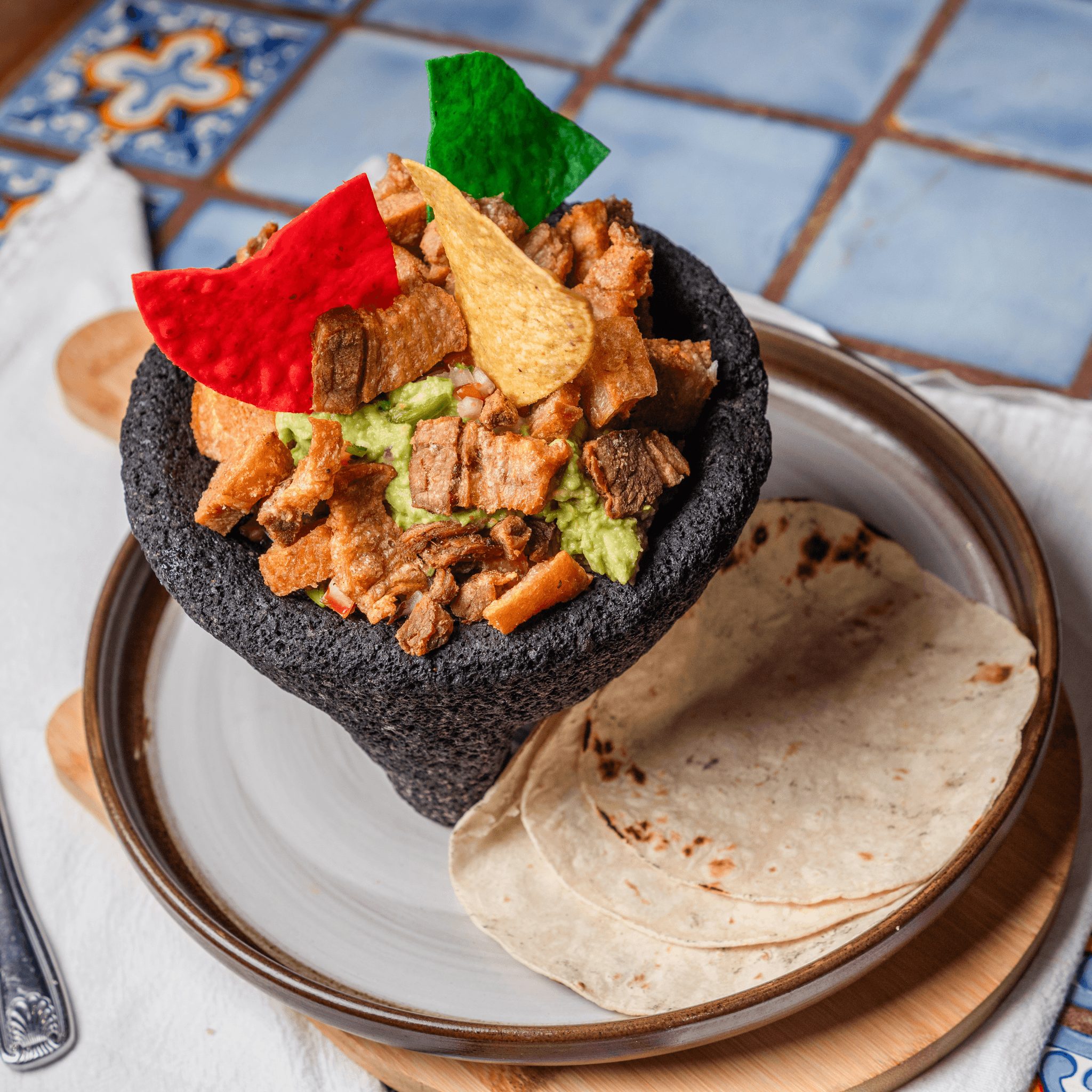 Guacamole & Chicharron.